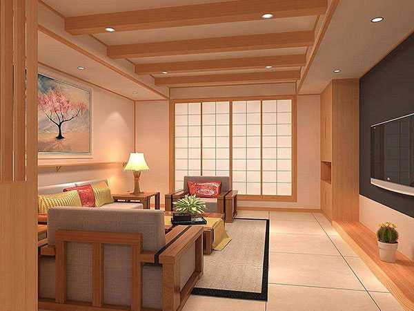 日式原木客厅装修，让家更有层次！