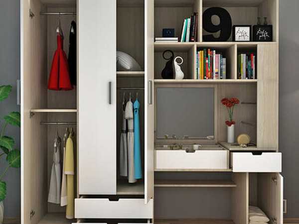卧室书柜衣柜组合柜：减少空间浪费强化使用性能