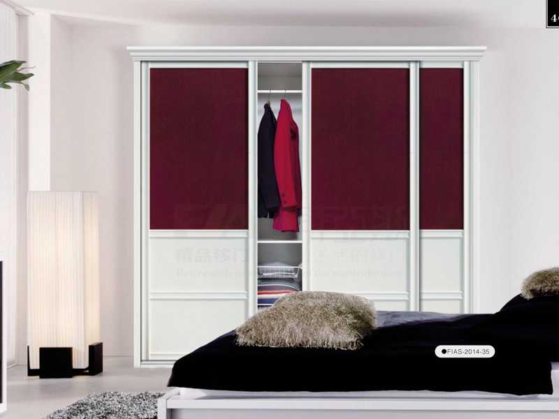 卧室满墙衣柜设计，用这些颜色搭配都不差！