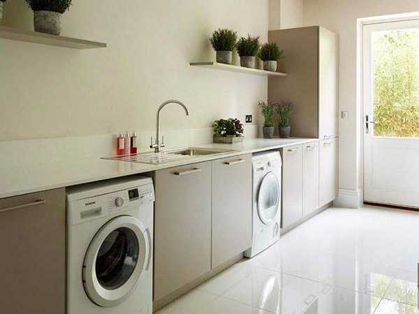 机智的人都是这么设计洗衣房，颜值实用性倍增