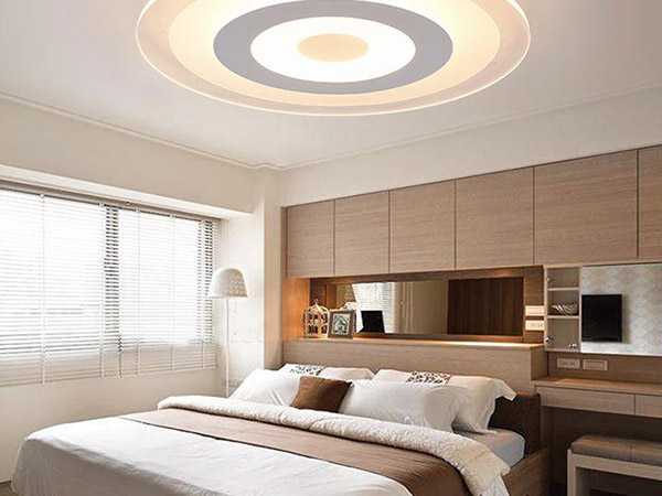 正确选择一款现代简约卧室灯，能缓和环境帮助入眠