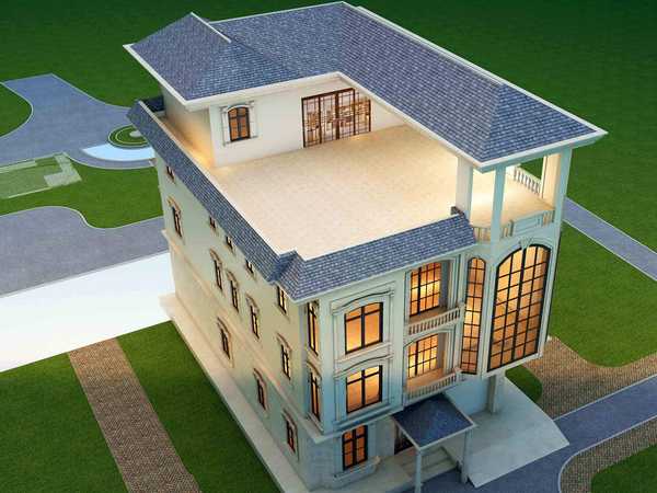 别墅模型设计方法_别墅模型与普通建筑模型区别