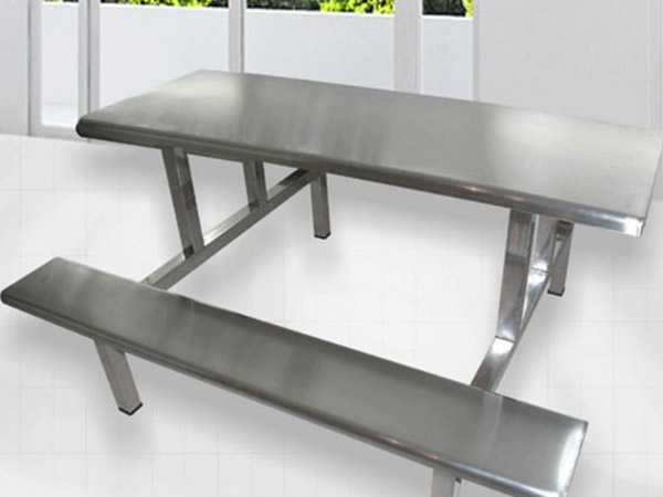 不锈钢餐桌椅，实用、价廉、易清洗，品质就是这么刚