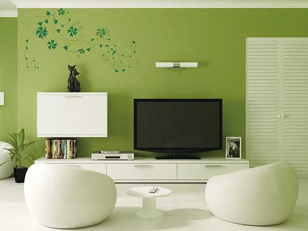 硅藻泥电视墙现代简约_电视墙效果图大全