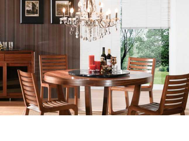 实木圆桌家具价格，圆形餐桌的尺寸一般多大？