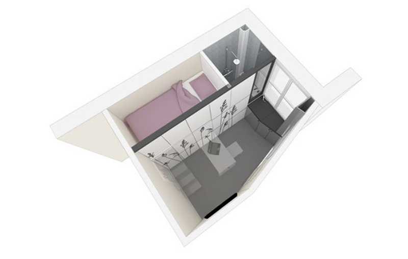 惊叹！8平米公寓=卧室+客厅+书房+厨房+卫生间