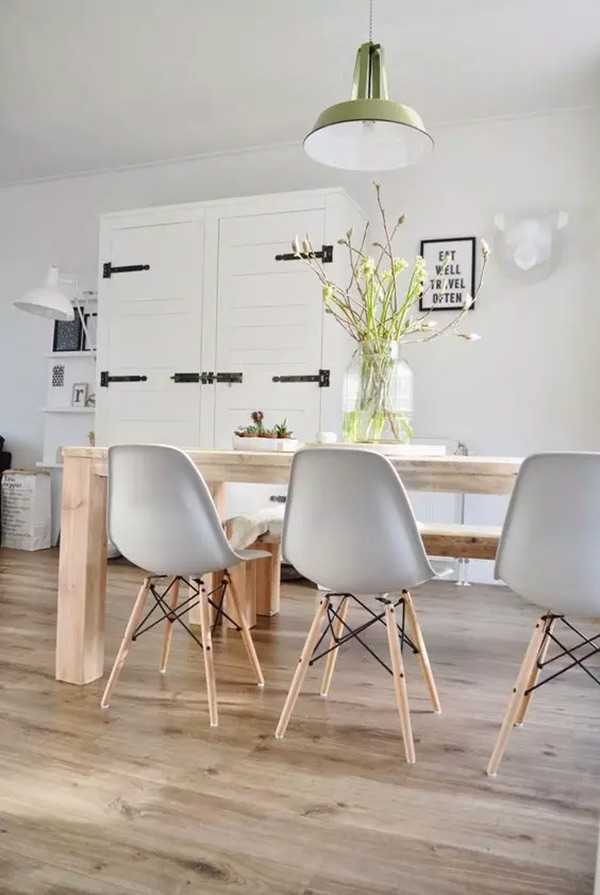餐桌椅也要搭配出美美的北欧风