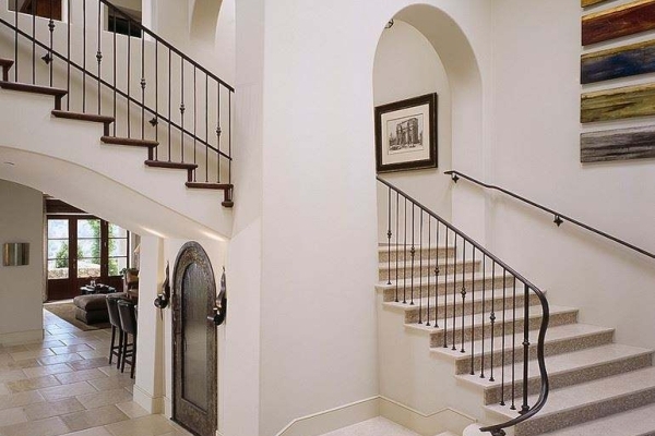 楼梯效果图,楼梯设计的好让你的家更具气质